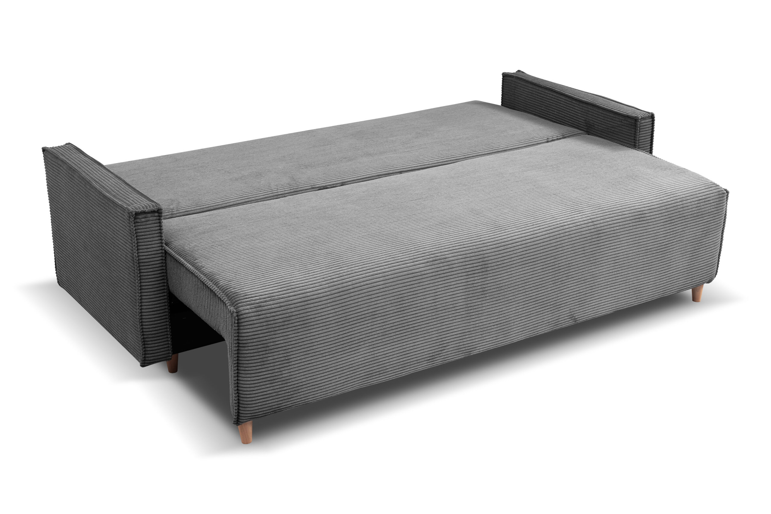 szara sofa rozkładana