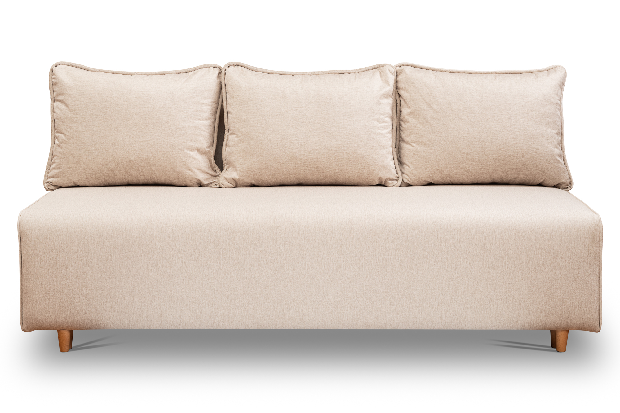 beżowa sofa do salonu