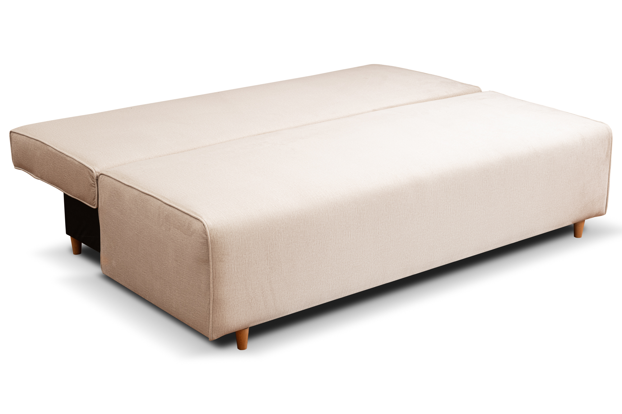 beżowa sofa do salonu