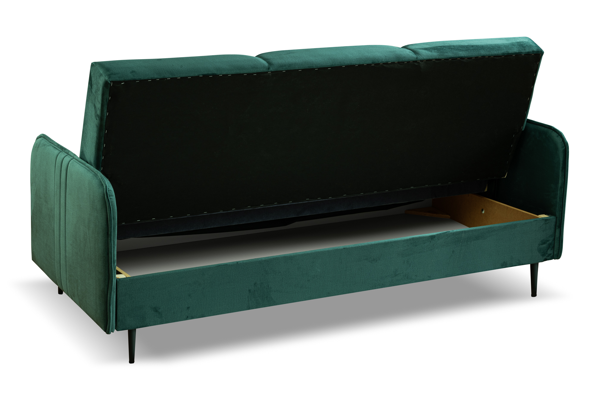 kanapa do salonu butelkowa zieleń