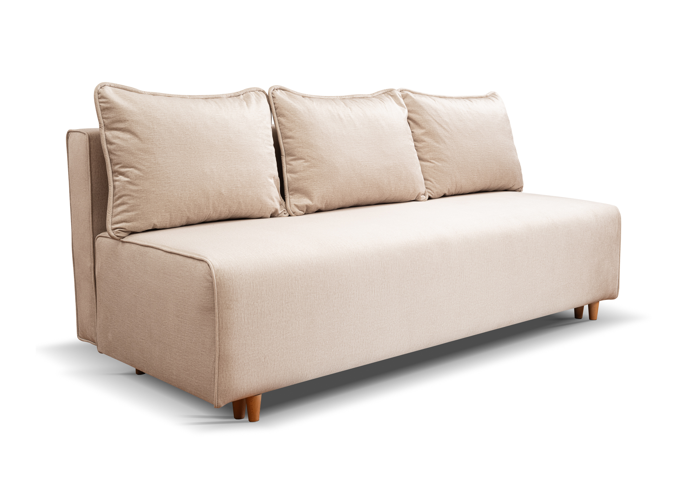beżowa sofa do salonu