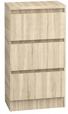 Komoda 40 cm 3 szuflady sonoma