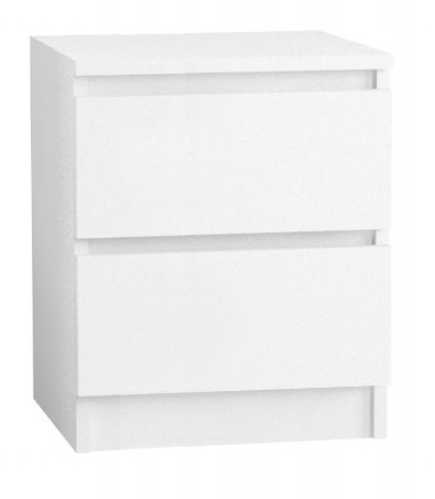 Komoda 40 cm 2 szuflady biała