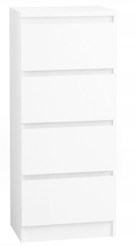 Komoda 50 cm 4 szuflady biała