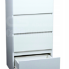 Komoda 50 cm 4 szuflady biała - 2