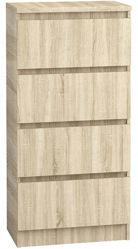 Komoda 50 cm 4 szuflady sonoma