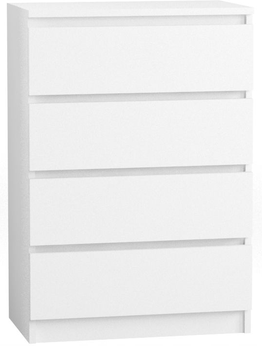 Komoda 70 cm 4 szuflady biała