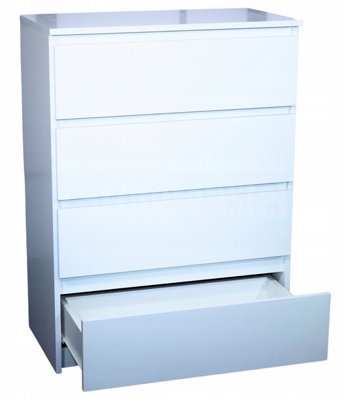 Komoda 70 cm 4 szuflady biała 2