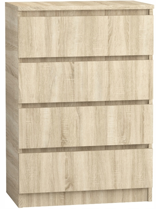 Komoda 70 cm 4 szuflady sonoma
