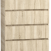 Komoda 90 cm 4 szuflady sonoma