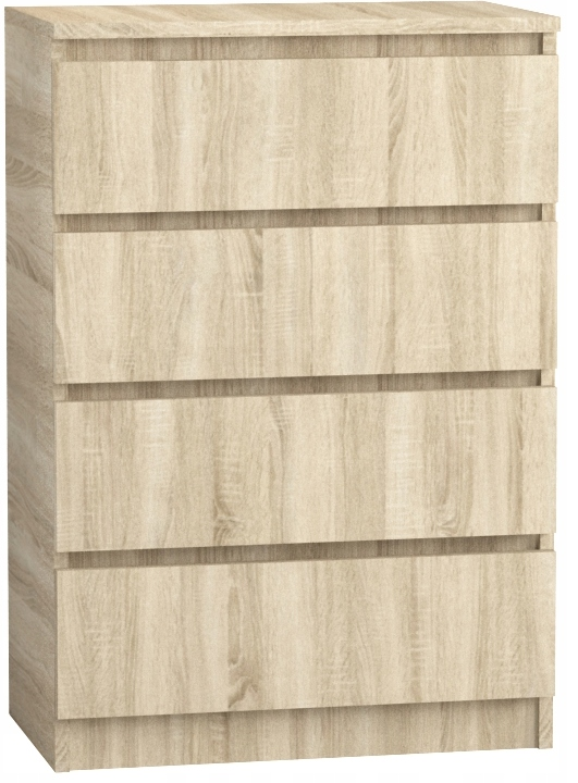 Komoda 90 cm 4 szuflady sonoma