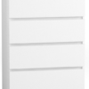 Komoda 90 cm 4 szuflady biała