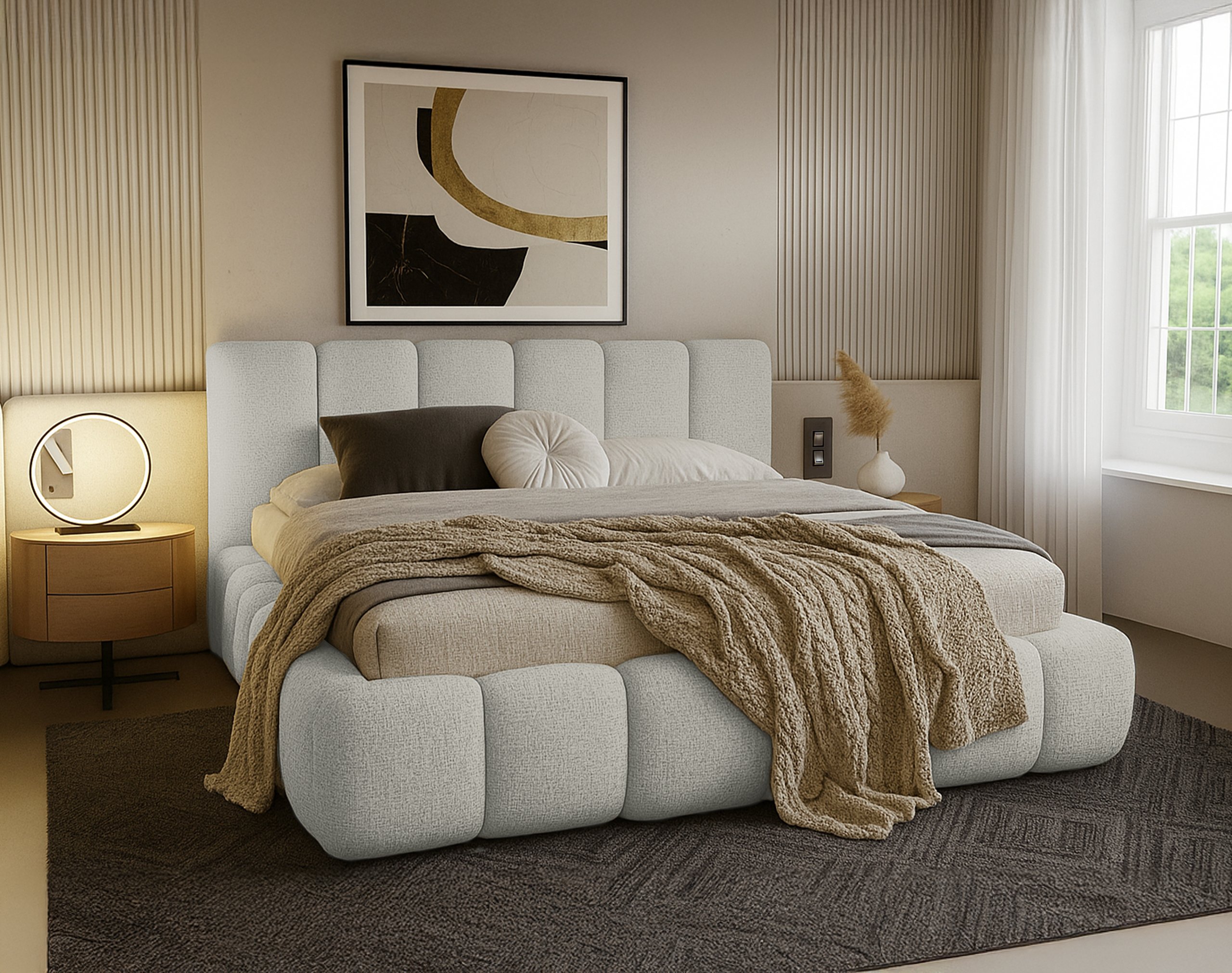 Łóżko tapicerowane 140x200