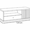 Szafka RTV z lamelami Cali C-7 - Thumbnail Image 4